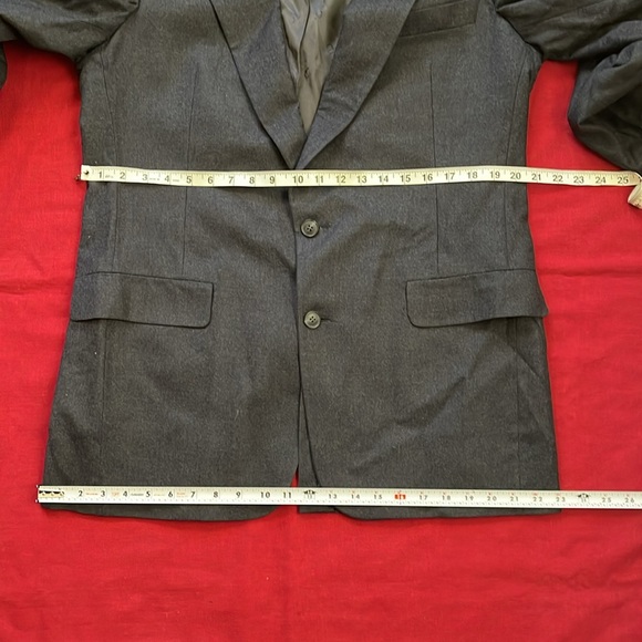 Vintage Christian Dior Sz 50 (?) Grand Luxe Collection Charcoal Gray Blazer - Picture 14 of 16
